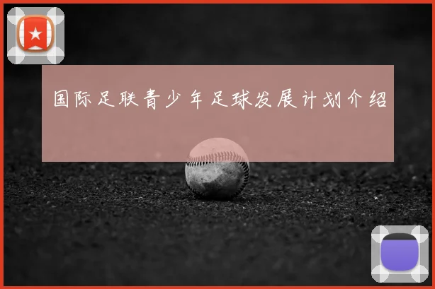 国际足联青少年足球发展计划介绍
